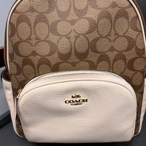 Coach backpack purse